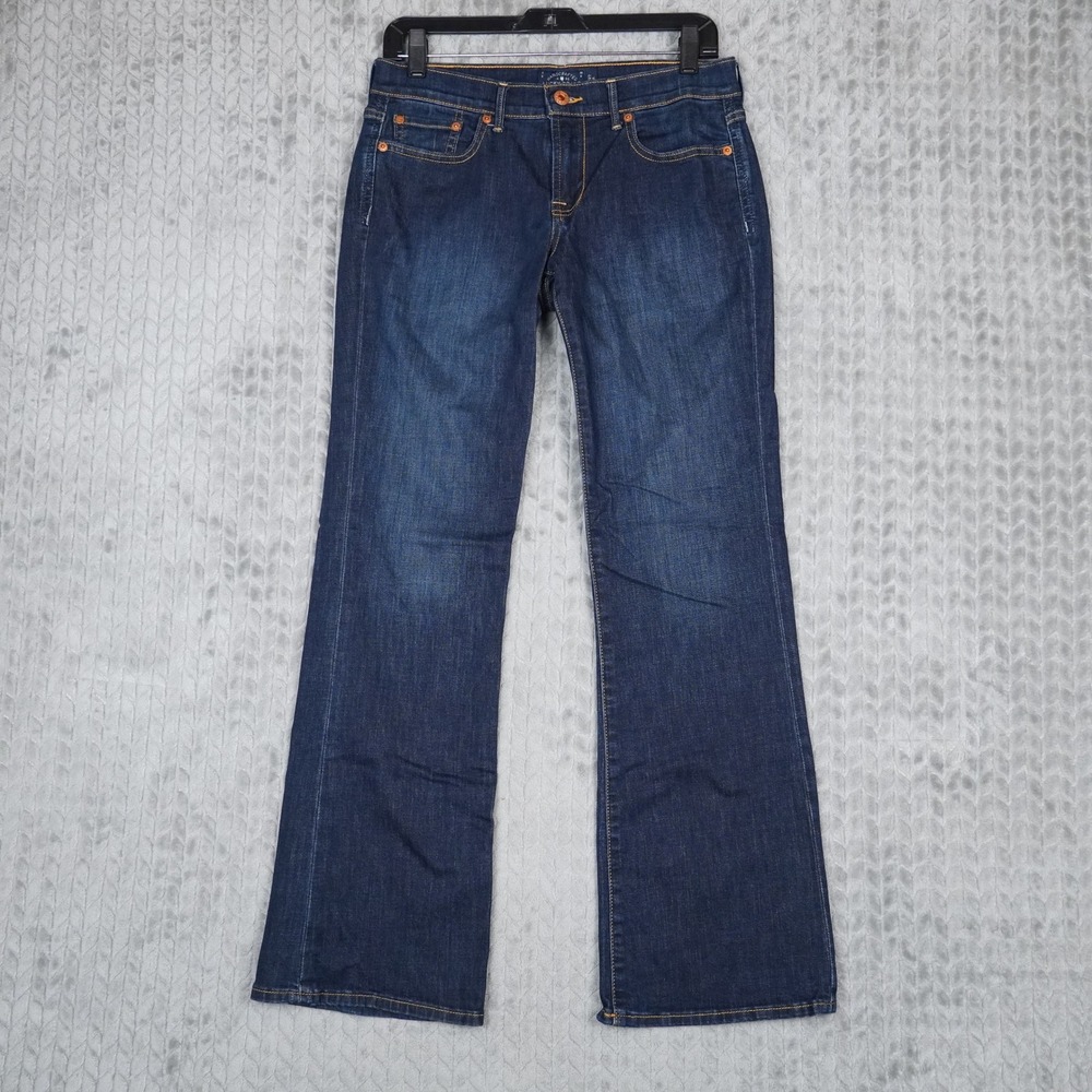 Lucky Brand Jeans Womens 4/27 Dark Blue Bootcut Sweet N Low Denim Low Rise